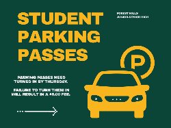 parking pass return
